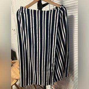 Zara Striped culottes skirt pants size M